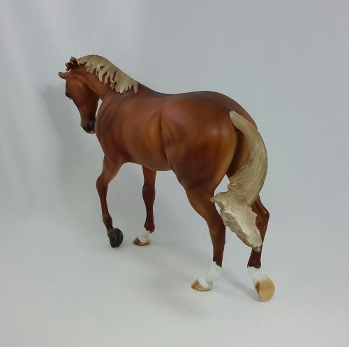 MILES STANDISH - OOAK Dapple Chestnut Thoroughbred