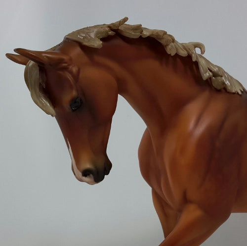 MILES STANDISH - OOAK Dapple Chestnut Thoroughbred