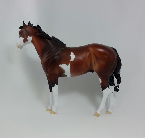 PILGRIM'S PRIDE - OOAK Bay Paint Model Horse