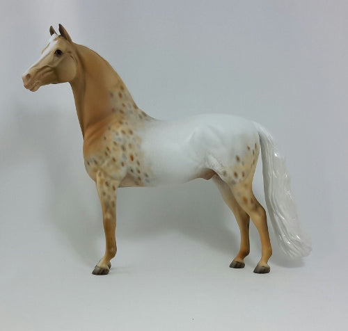 MAIZE - OOAK Palomino Appaloosa Morgan Model Horse