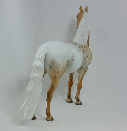 MAIZE - OOAK Palomino Appaloosa Morgan Model Horse