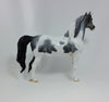 SQUANTO - OOAK Dapple Gray Pinto Unicorn Morgan