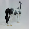 SQUANTO - OOAK Dapple Gray Pinto Unicorn Morgan