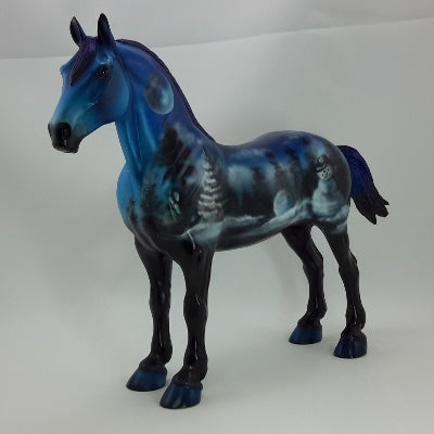 WINTER&#39;S EVENING -  OOAK Winter Scene Decorator Drafter - 11/14