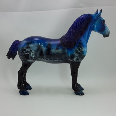 WINTER&#39;S EVENING -  OOAK Winter Scene Decorator Drafter - 11/14