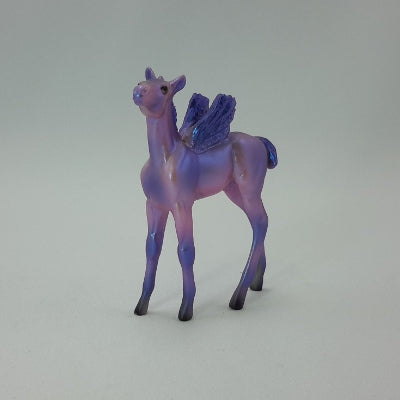 BLUEBERRY TART - OOAK Lavender Pegasus Chip Model Horse - 11/14