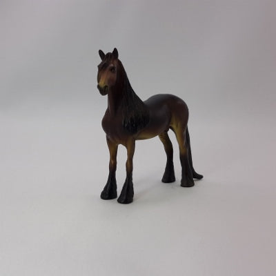 TATORS - OOAK Drafter Model Horse - Bay Chip - 11/14