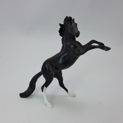 HAM BONE - OOAK Rearing Stone Chip Model Horse - 11/14