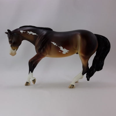 TISQUANTUM - OOAK Bay Paint Performance Model Horse - 11/14