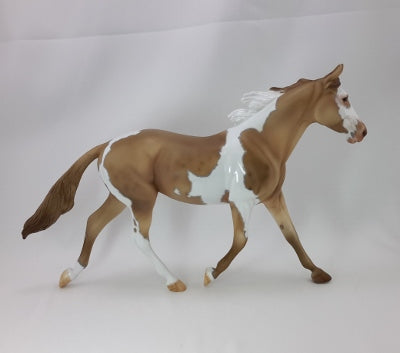 PUMPKIN PATCH - OOAK Buckskin Tobiano Pinto Palouse Model Horse - 11/14