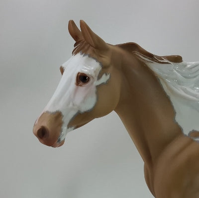 PUMPKIN PATCH - OOAK Buckskin Tobiano Pinto Palouse Model Horse - 11/14
