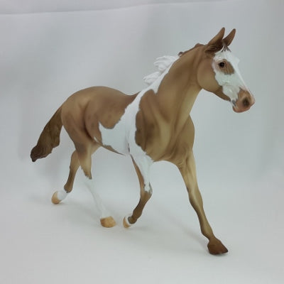 PUMPKIN PATCH - OOAK Buckskin Tobiano Pinto Palouse Model Horse - 11/14