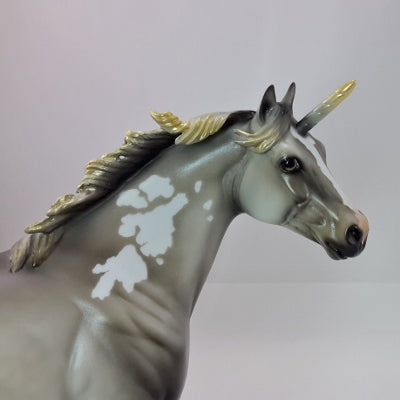 HARVEST MOON - OOAK Custom Unicorn Stock Horse