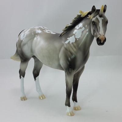 HARVEST MOON - OOAK Custom Unicorn Stock Horse