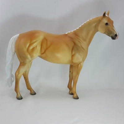 HAPPINESS - OOAK Braided Mane Palomino Stock Horse 12/14