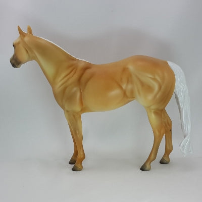 HAPPINESS - OOAK Braided Mane Palomino Stock Horse 12/14