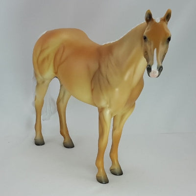 HAPPINESS - OOAK Braided Mane Palomino Stock Horse 12/14