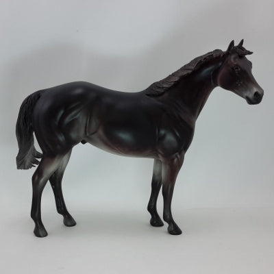 DARK STAR - OOAK Dark Dapple Gray Stock Horse 12/14