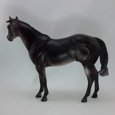 DARK STAR - OOAK Dark Dapple Gray Stock Horse 12/14