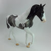 BLAZING YULETIDE - OOAK Gray Pinto Tennessee Walker 12/14