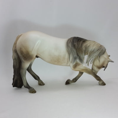DOWNWARD FACING - OOAK Gray Dapple Performance Horse 12/14