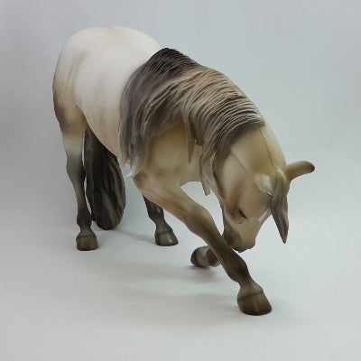 DOWNWARD FACING - OOAK Gray Dapple Performance Horse 12/14