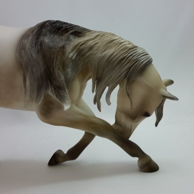 DOWNWARD FACING - OOAK Gray Dapple Performance Horse 12/14
