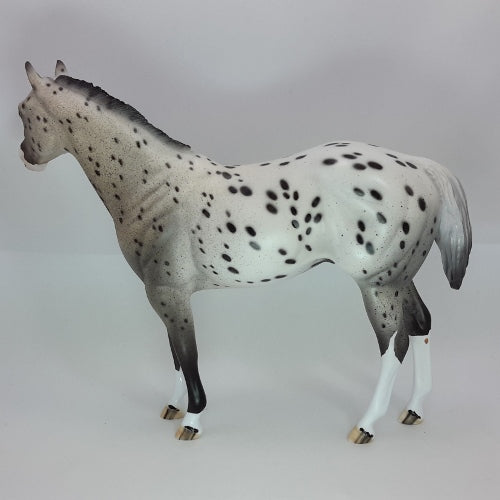 MR. COOL &amp; ME - OOAK Leopard Appaloosa Stock Horse Sculpture 12/14