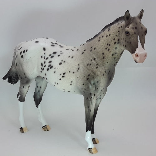 MR. COOL &amp; ME - OOAK Leopard Appaloosa Stock Horse Sculpture 12/14