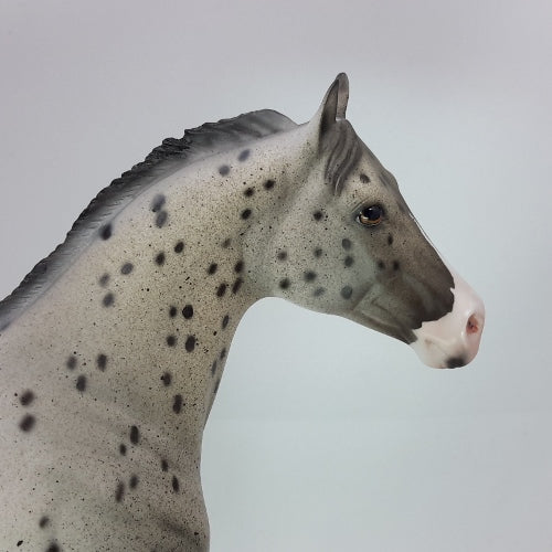 MR. COOL &amp; ME - OOAK Leopard Appaloosa Stock Horse Sculpture 12/14