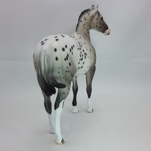 MR. COOL &amp; ME - OOAK Leopard Appaloosa Stock Horse Sculpture 12/14