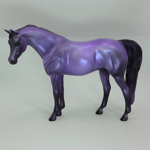 PURPLE PASSION - OOAK Purple Deco Arabian Model Horse - 12/19