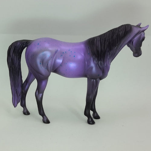 PURPLE PASSION - OOAK Purple Deco Arabian Model Horse - 12/19