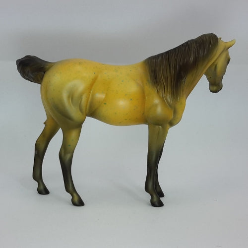 GOLDEN GALA - OOAK Gold Deco Arabian Model Horse - 12/19