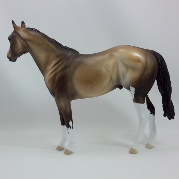 ALL IS CALM - OOAK Dapple Buckskin Stock Horse 12/14