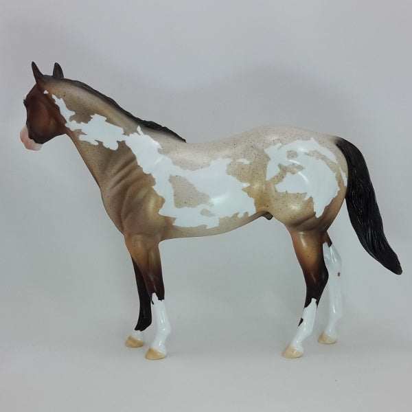 HEAVENLY PEACE - OOAK Bay Roan Overo Paint Horse 12/14