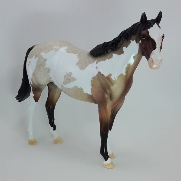 HEAVENLY PEACE - OOAK Bay Roan Overo Paint Horse 12/14