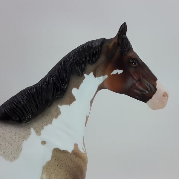 HEAVENLY PEACE - OOAK Bay Roan Overo Paint Horse 12/14