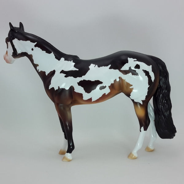 LOVE&#39;S PURE LIGHT - OOAK Bay Overo Paint Stock Horse 12/14
