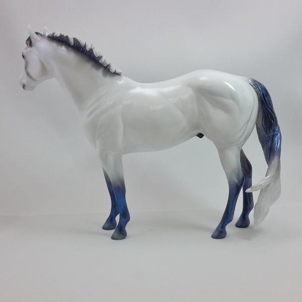 JACK FROSTY - OOAK Decorator White/Lavender Stock Horse 12/14