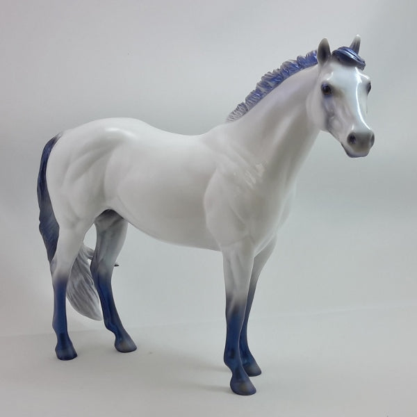 JACK FROSTY - OOAK Decorator White/Lavender Stock Horse 12/14