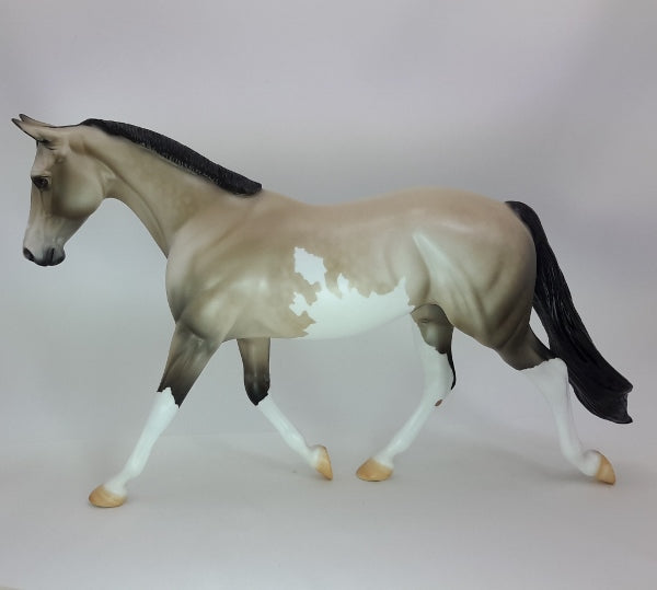 GALLIANO - Dapple Sooty Buckskin Pinto Palouse Model Horse - LE4 - 6/15
