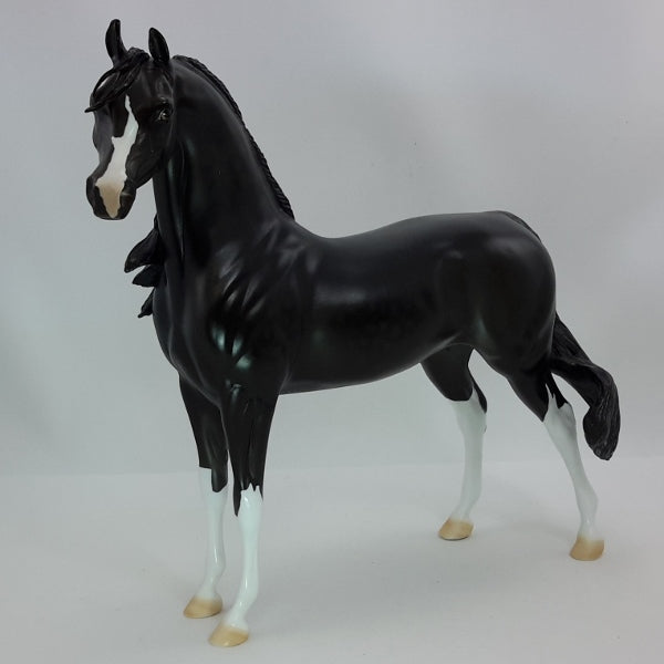 ROCKIN&#39; TILL MIDNIGHT - OOAK Dapple Black Arabian Mare 12/14
