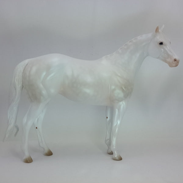 SPIRIT OF THE SEASON - OOAK Dapple White Stock Horse - 12/14