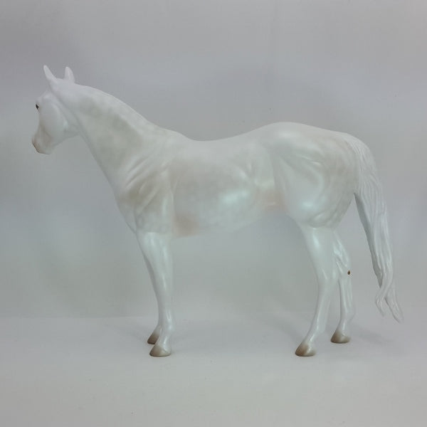 SPIRIT OF THE SEASON - OOAK Dapple White Stock Horse - 12/14