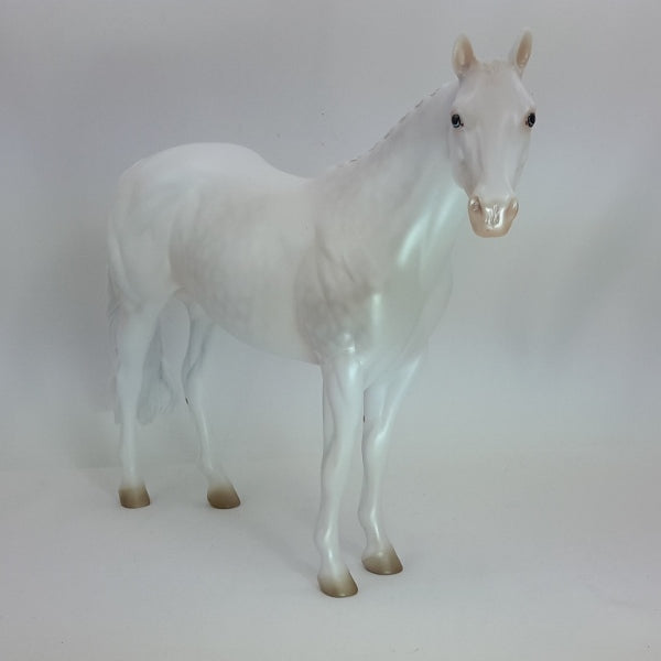 SPIRIT OF THE SEASON - OOAK Dapple White Stock Horse - 12/14
