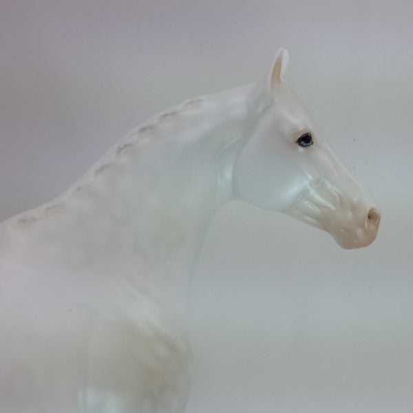 SPIRIT OF THE SEASON - OOAK Dapple White Stock Horse - 12/14