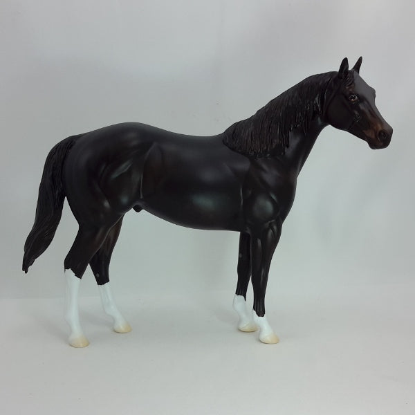 BLACK STAR - OOAK DappleBlack Stock Horse 12/14