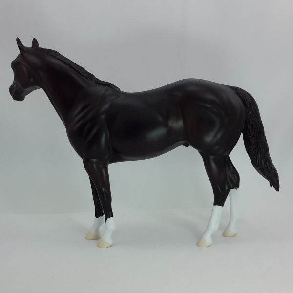 BLACK STAR - OOAK DappleBlack Stock Horse 12/14