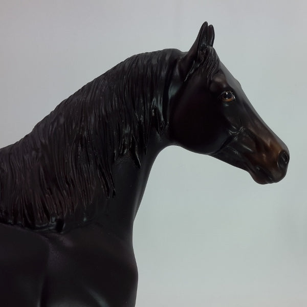 BLACK STAR - OOAK DappleBlack Stock Horse 12/14